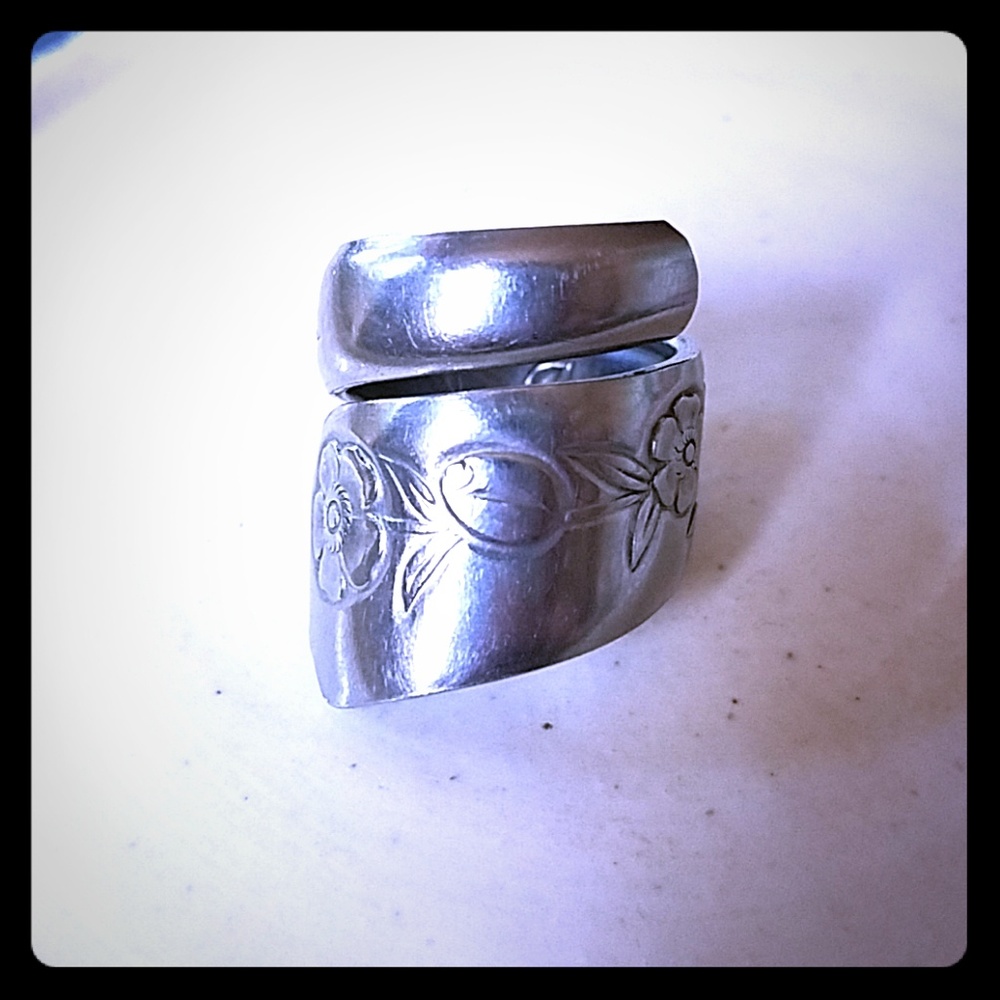 Vintage Silver Spoon Ring